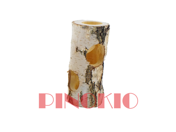 Pinokio Zabawka dla gryzoni dł. 15 cm otwory o śr. 3,5 cm