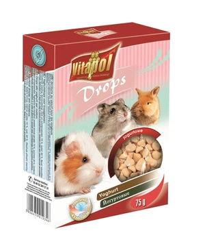 Vitapol ZVP-1034 Dropsy dla gryzoni jogurtowe 75g