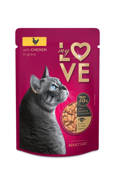 My Love – karma mokra dla kota kurczak w sosie (85 g)