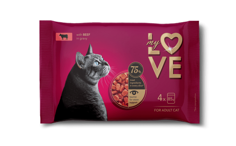 My Love – wołowina w sosie 4x85g