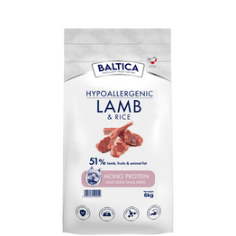 Baltica Lamb&Rice S - małe rasy 6 kg