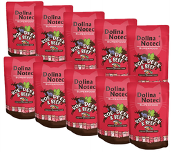 Dolina Noteci Superfood 10x85g Wołowina Sarna - dla kota