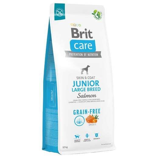 Brit Care Grain-Free Junior Large Breed, łosoś 12kg