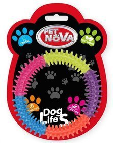 Pet Nova Ringo dental o aromacie mięty 15cm - kolorowe