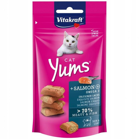 Vitakraft Cat Yums z łososiem 40g dla kota
