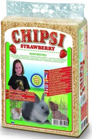 Trociny Chipsi Strawberry Truskawkowa ściółka dla zwierząt 60L