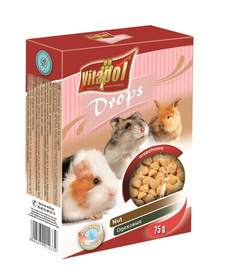 Vitapol ZVP-1033 Dropsy dla gryzoni orzechowe 75g