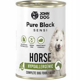 John Dog Pure Black Sensi Konina 400g