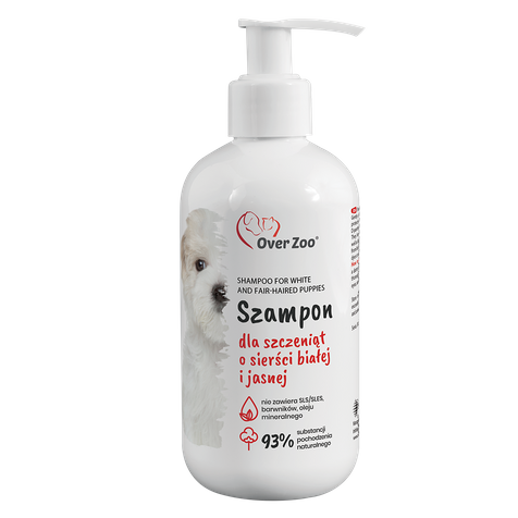 Over Zoo Szampon dla szczeniąt o sierści białej i jasnej 250ml