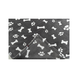 Trixie Kenny, kocyk, szary, plusz, 75 × 50 cm