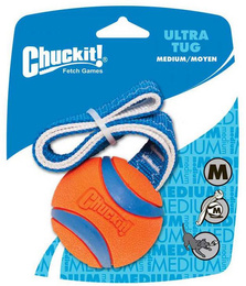 Chuckit Ultra Tug medium - piłka z taśmą