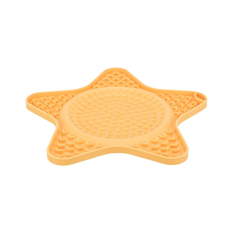 Trixie Taca na przysmaki Lick'n'Snack, dla psa, żólta, silikon, 23,5 cm