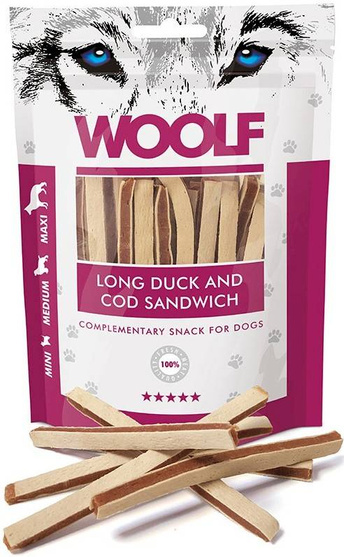 Woolf Long Duck and Cod Sandwich 100 g