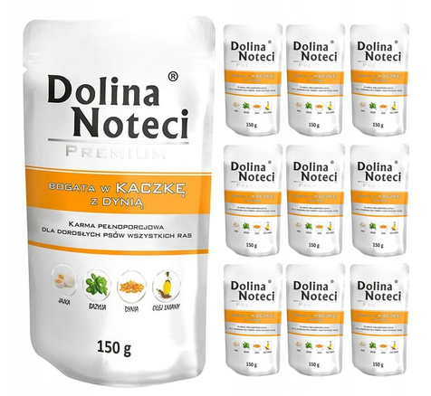 ZESTAW Dolina Noteci 10x150g  Kaczka Dynia