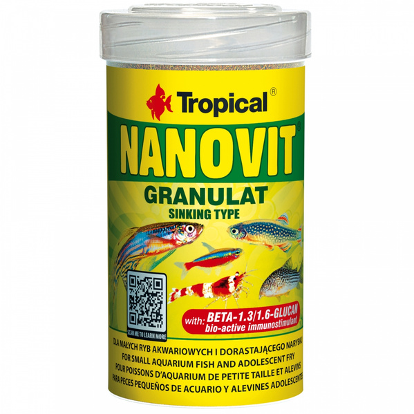 TROPICAL NANOVIT GRAN 100ml/70g