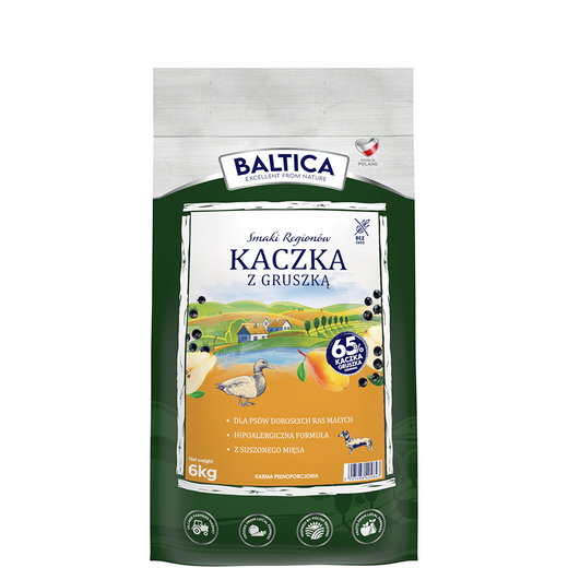 Baltica Kaczka z gruszką- małe rasy 6kg