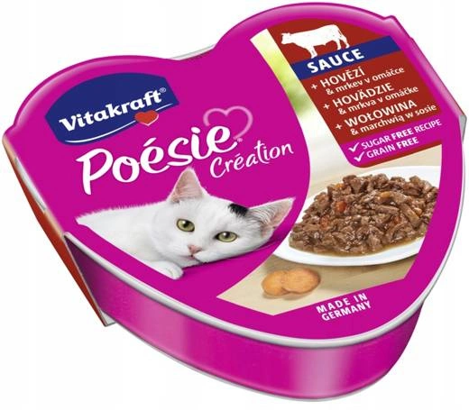 Vitakraft Poesie Wołowina Marchewka 85 g