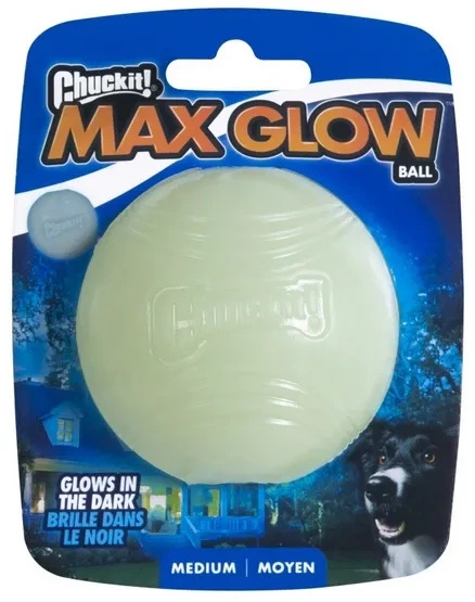 Chuckit Max Glow ball medium - Piłka świecąca