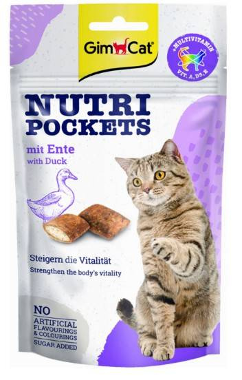 GimCat Nutri Pockets Kaczka 60g