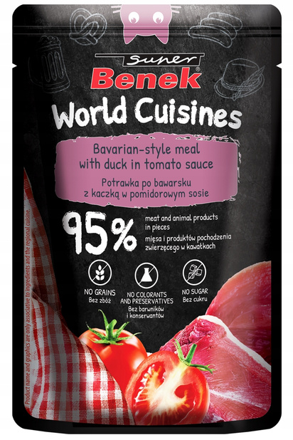Benek World Cuisines Potrawka po Bawarsku z Kaczką 100g