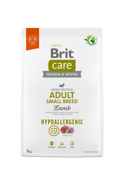 Brit Care Adult Small Breed Lamb & Rice 3kg