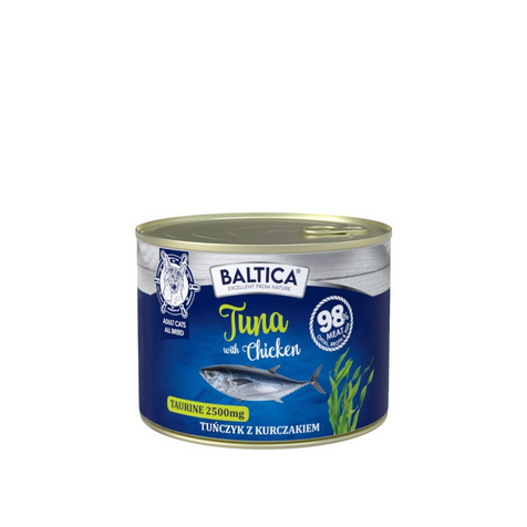 Baltica Excellent Tuna with Chicken 185 g – mokra karma dla kota dorosłego
