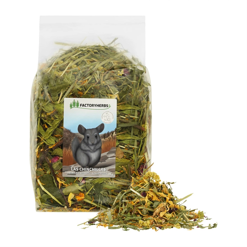 Las Chinchillas mieszanka ziół dla szynszyli i koszatniczek 500g