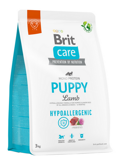Brit Care Hypoallergenic Puppy Lamb 3kg