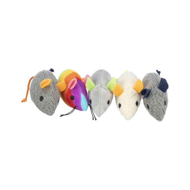 Trixie myszka pluszowa dla kota, 7 cm, z kocimiętką - 1 szt.