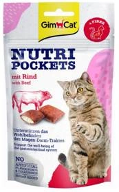 GimCat Nutri Pockets Wołowina 60g