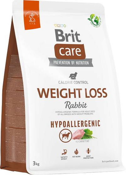 Brit Care Hypoallergenic Weight Loss, królik 3kg