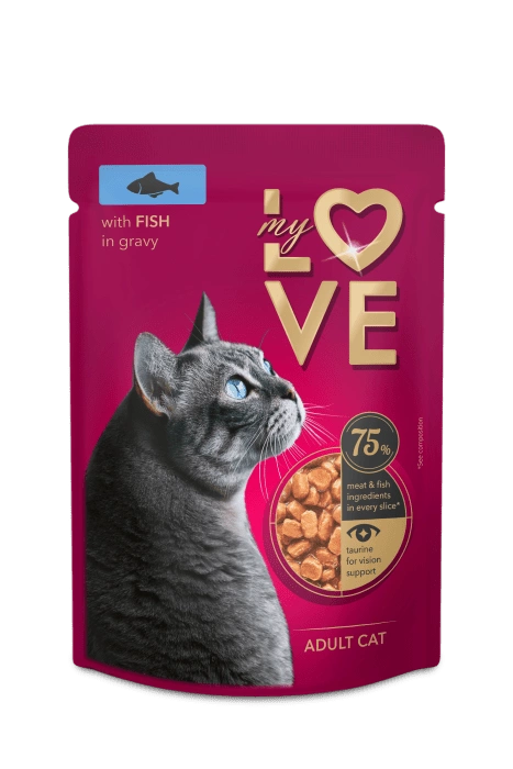 My Love – karma mokra dla kota ryba w sosie (85 g)