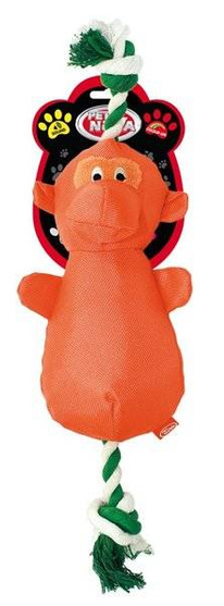 Pet Nova Szarpak dla psa - Małpa Nylonowa 32 cm