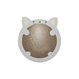 Trixie Junior, drapak kartonowy, dla kota, w kształcie chomika, jasnoszary, 31 × 2.5 × 32.5 cm, z kocimiętką