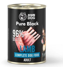 John Dog Pure Black Jagnięcina 400g