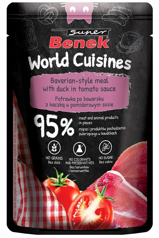 Benek World Cuisines Potrawka po Bawarsku z Kaczką 100g