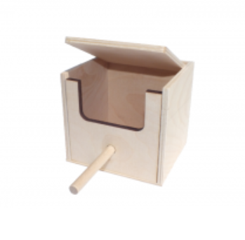 Pinokio Domek lęgowy dla zeberek i mewek 12 x 11,5 x 11 cm