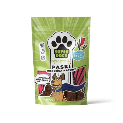 Uniszki Paski SUPERDOGS Obrońca Natury. Dziczyzna