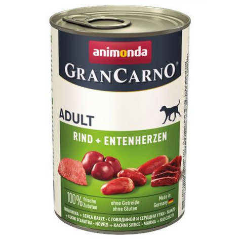 Animonda Grancarno Adult Wołowina + Kacze Serca 400 g