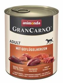 Animonda Grancarno Wieprzowina + Serca drobiowe 800g