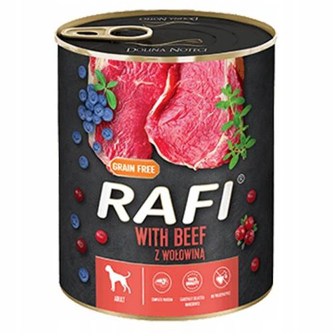 Rafi z Wołowiną Pasztet bez zbóż 800g