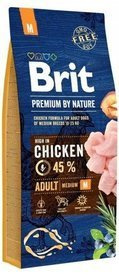 Brit By Nature Adult  M 15kg