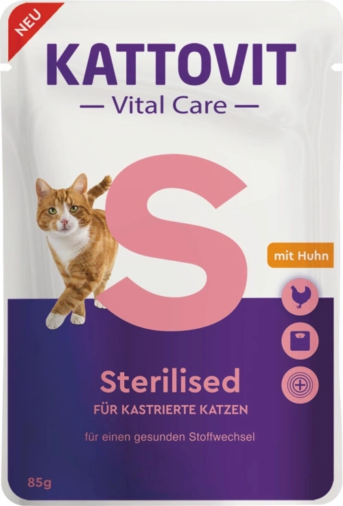 KATTOVIT SASZ.85g VITAL CARE STERILISED 
