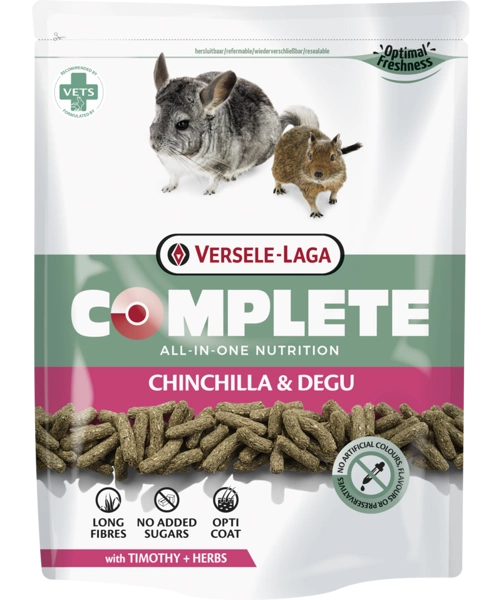 Versele-Laga Chinchilla & Degu Complete Pokarm dla szynszyli i koszatniczek   500G