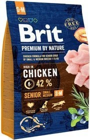 Brit By Nature Senior S+M 3kg