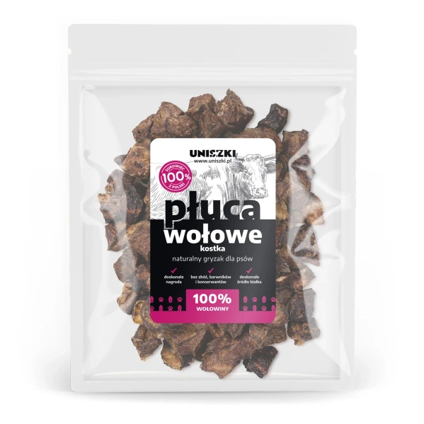 Uniszki Płuca wołowe kostka 150g