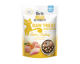 Brit Care  Raw Treat Hair & Skin Fish&turkey 40g