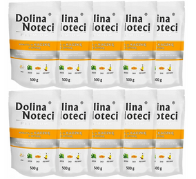 ZESTAW Dolina Noteci 10x500G Kaczka z dynią