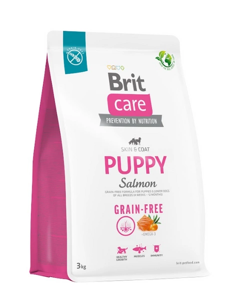 Brit Care Grain-Free Puppy, łosoś  3kg