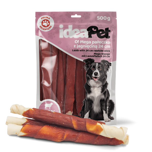 IDEAPET 500g PAŁECZKA MEGA Z JAGNIĘCINĄ